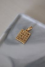 Load image into Gallery viewer, 21K Yellow Gold Square Pendant
