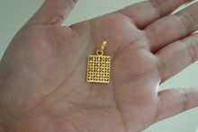 Load image into Gallery viewer, 21K Yellow Gold Square Pendant

