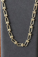 Load image into Gallery viewer, 18K Yellow Gold U-Bar Link Necklace
