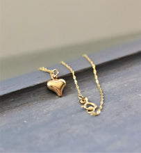 Load image into Gallery viewer, 14K Yellow Gold Heart Pendant Necklace

