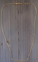 Load image into Gallery viewer, 18K Yellow Gold 2.22mm Small Open Link Chain Necklace
