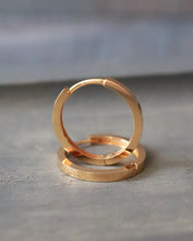 Load image into Gallery viewer, 21K Yellow Gold Hoop Earrings 19mm

