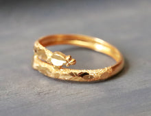 Load image into Gallery viewer, 21K Yellow Gold Heart Wrap Ring
