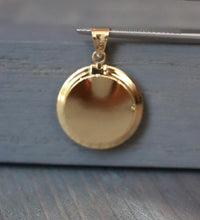 Load image into Gallery viewer, 18K Yellow Gold Pendant with CZ Pendant
