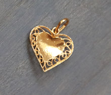Load image into Gallery viewer, 21K Yellow Gold Heart Pendant 24.5mm
