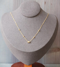 Load image into Gallery viewer, 18K Yellow Gold Lightweight Barrel Pendant Necklace
