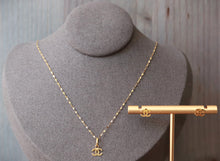 Load image into Gallery viewer, 18K Yellow Gold Lightweight Pendant Necklace &amp; Earring Set 7mm
