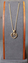 Load image into Gallery viewer, 18K Yellow Gold Love Heart Pendant Necklace
