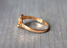Load image into Gallery viewer, 18K Yellow Gold Open Heart Ring
